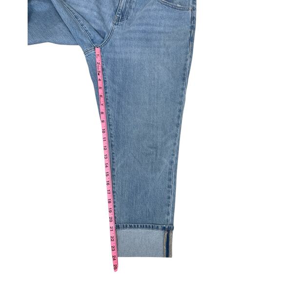 Talbots Everyday Relaxed Jean Cuffed Selene Wash Size 10 Petite Classic Casual - Picture 10 of 14